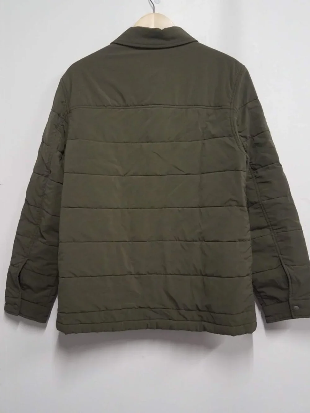 J.Crew Eco Nordic Shirt Jacket with PrimaLoft® Green Mens Medium Insulated BB040